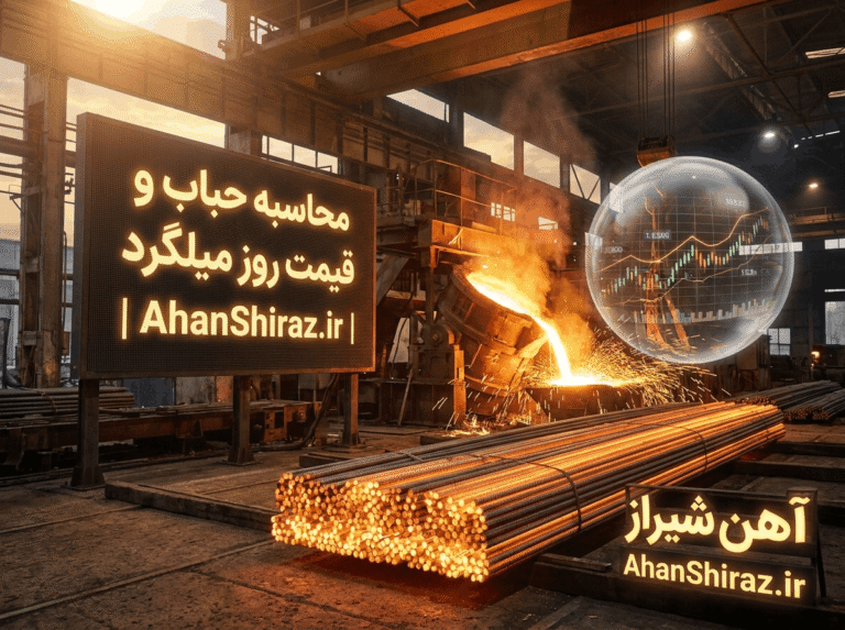 محاسبه حباب و قیمت روز میلگرد از روی قیمت تمام‌شده تولید